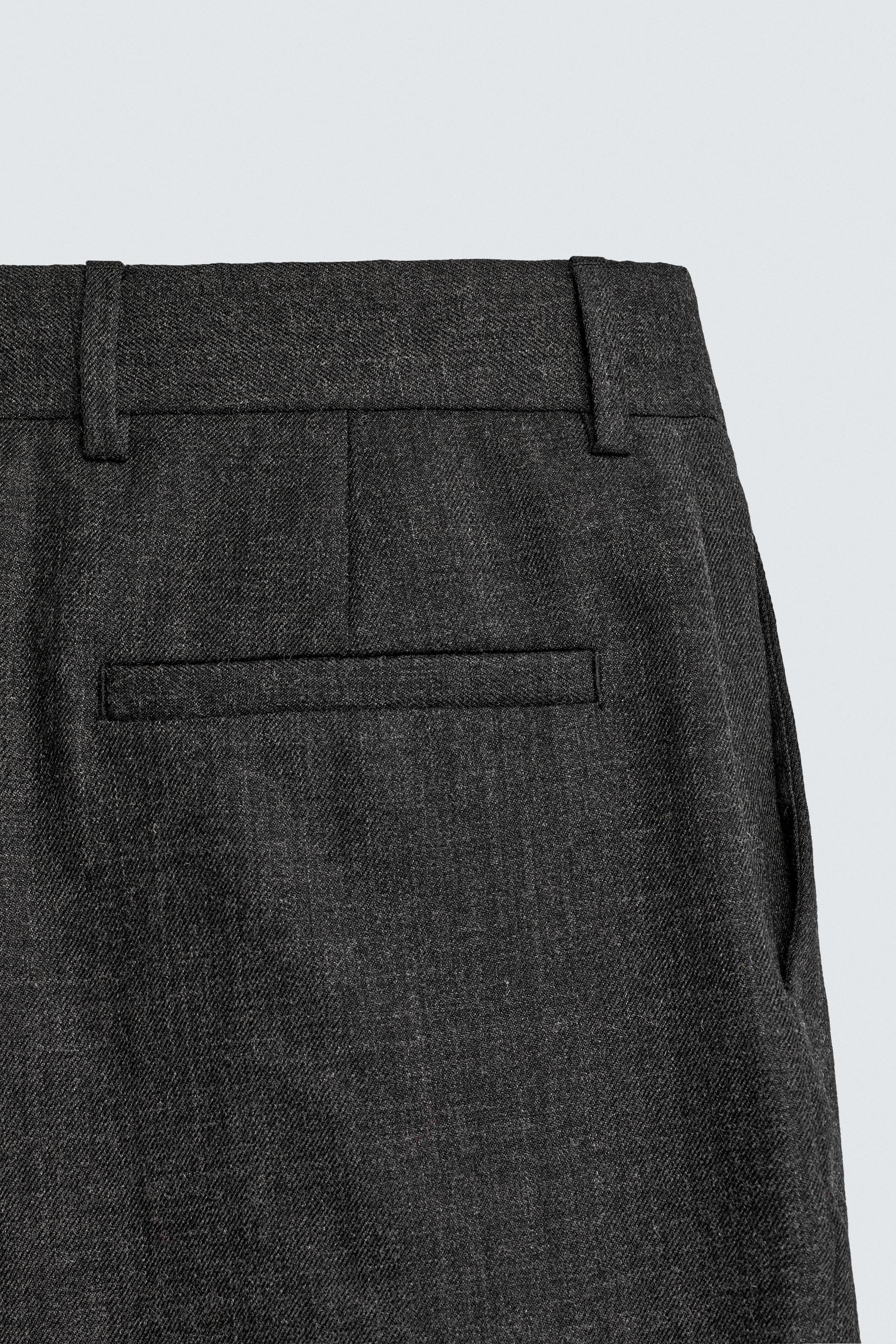 LIMITED EDITION 100% WOOL PLEATED PANTS